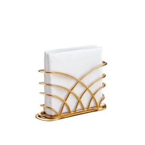 Porte-serviettes en métal en fer Design arbre noir fini pour les décorations de table à manger à la maison porte-serviettes faits à la main - Product Image 3