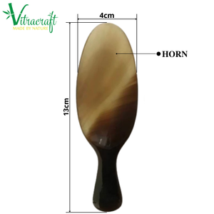 Cuchara de cuerno de búhos hecha a mano, cuchara de mango corto, bocina grande, cuchara de harina, cuchara de azúcar, cuchara de grano Regalo genuino - Product Image 2