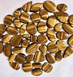 Piedra cabujón de ojo de tigre Natural de grado AAA, Gema pulida semipreciosa, fabricación de joyas, formas personalizadas, piedras preciosas curativas al por mayor - Product Image 1