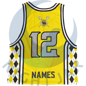 Pinnies de lacrosse personnalisées imprimées BETHERIVAL - Légers, 100% polyester - Product Image 2