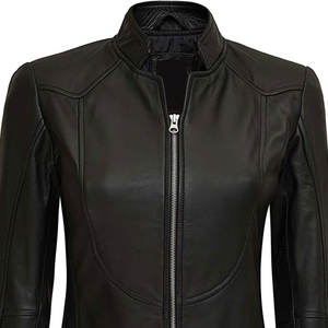 M0VA TEXTILES 2026 Veste en cuir pour homme sur mesure avec col baseball, veste bomber en cuir pour homme, veste en cuir pour homme pour l'extérieur - Product Image 5