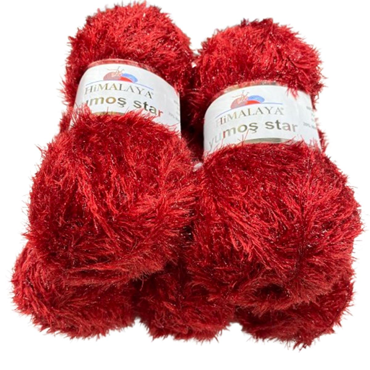 Himalaya Yumoş Star Bearded Hand Knitting Yarn Set of 5