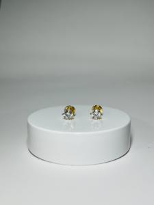 Clous en diamant de laboratoire certifiés GIA, pureté VS1, 2,00 carats, or jaune 14 carats, minimalistes, pour unisexe, mariage, fiançailles, cadeau d'anniversaire - Product Image 2