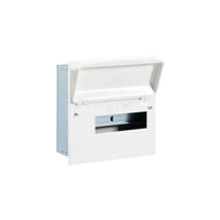 Boîtier de distribution extérieur étanche pour disjoncteurs, 8 voies, boîtier de distribution étanche, unités de consommation étanches, boîtier métallique uniquement, encastré