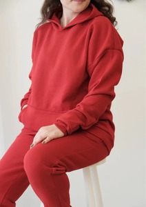 Ensembles de vêtements pour femmes en gros 2 pièces Terry pantalons de survêtement à capuche et sweat à capuche zippé printemps 2025 costumes de jogging à la mode - Product Image 3