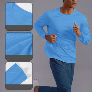 Custom Made Men's Elite Performance <b>Long</b> <b>Sleeve</b> Gym Shirt Compression Fit Athletic <b>Training</b> <b>Top</b> Moisture Wicking Workout Gear - Product Image 6