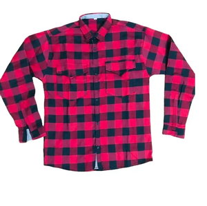 Chemise en flanelle pour homme OEM/OEM 2026, impression personnalisée, broderie de logo, taille plus, 100% coton, manches longues, chemises en flanelle de haute qualité - Product Image 4