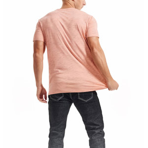 เสื้อยืดคอกลมผ้าฝ้าย 100% ขายดีอันดับต้นๆ สำหรับผู้ชาย เนื้อหนา ระบายอากาศได้ดี แห้งเร็ว พิมพ์ลายซิลค์สกรีน ปรับแต่งลายได้ตามต้องการ แขนสั้น - Product Image 2