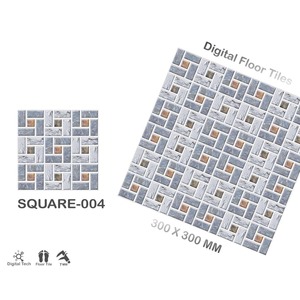 Marque Vistaar Poinçon gaufré Designer Revêtement de sol en céramique numérique Surface rectifiée brillante 30x30cm 12x12 16x16 Carreaux de sol - Product Image 5