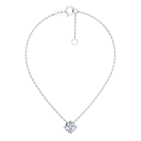 Boucles d'oreilles en argent 925 avec diamant de laboratoire certifié IGI, fabricant de bijoux fins éthiques RJC ODM OEM, vente en gros DJYN2679
