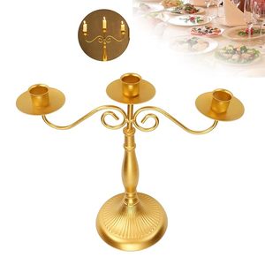 Candelabro de Metal chapado en oro moderno hecho a mano, decoración de lujo para el hogar para Pascua, otras ocasiones, candelabros de Metal, candelabros - Product Image 5