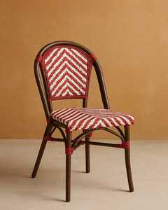 Chaise de salle à manger en rotin moderne élégante confortable et durable pour une utilisation intérieure et extérieure pour les maisons Villas Hôtels Cafés - Product Image 3