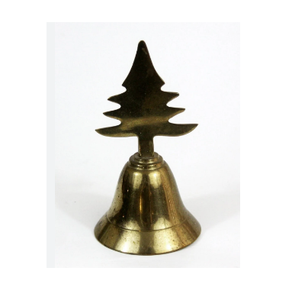 Nueva llegada de cascabeles de metal de latón en forma de árbol de Navidad para decoración de Navidad - Product Image 1