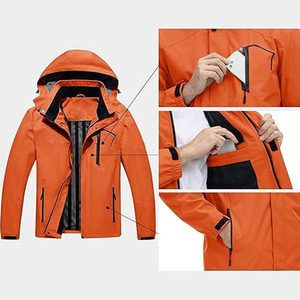 Chubasquero para exteriores de calidad superior para hombres, chubasquero para hombres, impermeable, el mejor material hecho, chubasquero hecho por Dress Sports - Product Image 5