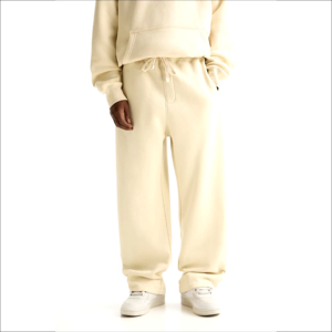 Custom Heavyweight 100% Cotton Sweat Suits for Puff Print Jogger Suits Unisex Flare Tracksuit for <b>Men</b> Breathable Features - Product Image 3