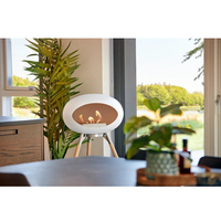 Cheminée à éthanol au design moderne, foyer autonome en fer, poêle à alcool artistique haut de gamme pour villa et hôtel