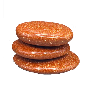 Pierre plate palmier rouge doré palmier plat cristal pierre précieuse pierre naturelle plat forme ovale pierre de poche Protection grossiste - Product Image 3