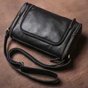 2025 Fashion Genuine <b>Leather</b> <b>Crossbody</b> <b>Bag</b> Business Casual Style Shoulder Messenger Gift - Product Image 2