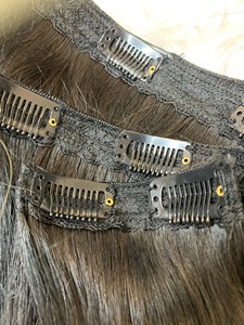 Extensions de cheveux à clipser, cheveux humains véritables, invisibles, sans couture, lisses, extensions de cheveux Remy, couleur personnalisée, livraison mondiale - Product Image 4