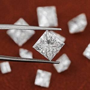 Certifié IGI 1-5 Ct toutes les tailles Princess Cut Lab Grown Diamond Fancy Shape Stone pour la fabrication de bijoux au fournisseur de prix de gros - Product Image 1