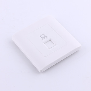 แผงเชื่อมต่อเครือข่าย Lianxin แบบพอร์ตเดียว ขนาด 86x86 มม. ช่องเสียบ RJ45 วัสดุพลาสติก สำหรับงานเครือข่าย - Product Image 3