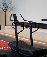 Tapis de course incurvé BN à fonctionnement silencieux, absorption des chocs, auto-alimenté, pour la maison, la salle de sport et le studio de fitness