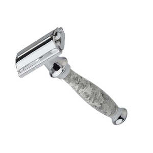 Rasoir de sécurité à double tranchant avec logo personnalisé pour hommes Rasoir en métal à une lame pour le rasage du visage - Product Image 4