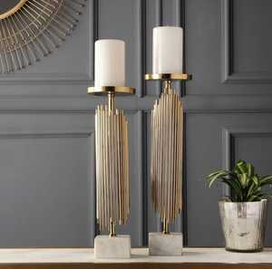 Candelabro de latón para decoración ocasional, centro de mesa de alta resistencia, candelabro decorativo para iglesia de latón, soporte moderno a granel - Product Image 6