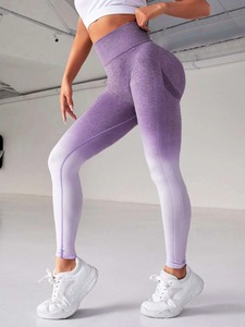 Leggings de yoga sans couture pour femmes, taille haute, élastiques, respirants, extensibles, pour la salle de sport, le fitness et les vêtements de sport - Product Image 3