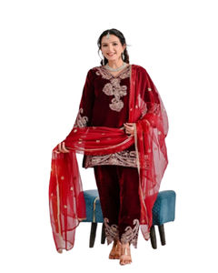 starshopdress Robes indiennes pour femmes pour kurtis pour femmes en Inde et salwar kameez pakistanais kurti robe pakistanaise tunique - Product Image 1