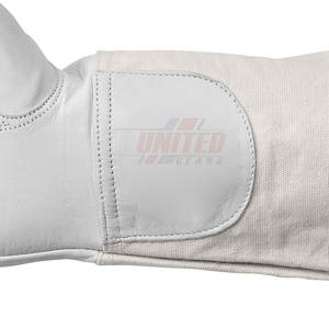 Soft Leather Beekeeping <b>Gloves</b> With Elastic Arm Closure Heavy Duty Beekeeping <b>Gloves</b> With Protective Gauntlet - Product Image 5