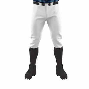 Jersey y pantalones de béisbol hechos con tela de poliéster personalizada de nuevo estilo, uniforme liso, ajuste Regular y costuras de alta calidad - Product Image 3