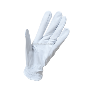 Guantes de golf de piel de oveja zurda personalizados de primera calidad para hombres y mujeres, cuero Cabretta transpirable, logotipo personalizado, deportes al aire libre accesibles - Product Image 4