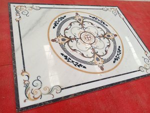 Đá tự nhiên bằng tia nước đá cẩm thạch huy chương sàn bán đá cẩm thạch Marmol gạch thiết kế mô hình sàn chất lượng tốt - Product Image 2