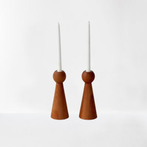 Portavelas de madera decorativo para mesa de boda, candelabro de diseño fantástico para el hogar, portavelas de madera decorativo a bajo precio - Product Image 2