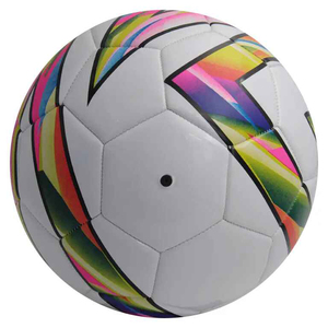 Ballons de football professionnels de haute qualité 2026, cuir PU de club, vessie en caoutchouc écologique laminée, imperméable, football Pakistan - Product Image 3