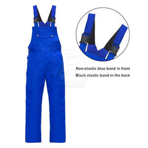 High Quality Streetwear <b>Men's</b> Baggy <b>Denim</b> Dungarees Loose Jean <b>Overalls</b> Custom Logo Breathable 100% Cotton Jumpsuit - Product Image 3