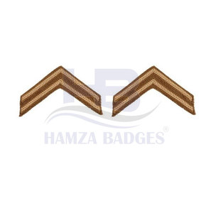 HAMZA BADGES Customizable Size Embroidered <b>Security</b> Shoulder Chevrons Safety-Pin Attached Uniform Personal Defense <b>Equipment</b> - Product Image 2