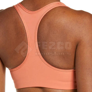 Sujetador de Yoga elástico suave de LICRA para mujer, Top de entrenamiento de gimnasio transpirable con diseño único, superventas, sujetador de Fitness con logotipo frontal - Product Image 2