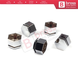 BSP633สลักเกลียวล้อรถยนต์5ชิ้นฝาพลาสติกสีโครเมียมขนาด21มม. * 22มม. สำหรับเครื่องราชอิสริยาภรณ์ G09 2008-2017 13283158 - Product Image 4