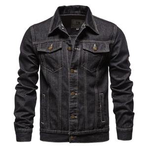 Veste en jean pour hommes et femmes personnalisée OEM vente en gros de veste en jean à la mode Streetwear style vêtements de travail Hip Hop vintage - Product Image 5