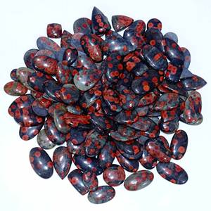 พลอยออบซิเดียนจากถั่วลิสงอัญมณีเจียระไนแบบหลวมรูปร่างผสมและขนาดอัญมณีสำหรับทำเครื่องประดับ - Product Image 3