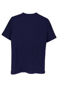 Camiseta Unisex 100% Algodón con Cuello en V, Estampado Personalizado, Informal, Regular, Negra, Lisa, Tejida, Transpirable, Ligera, Suministro al por Mayor - Product Image 6