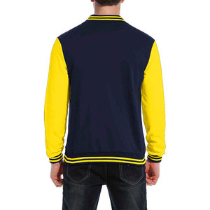 Veste d'hiver Letterman de haute qualité en tissu coton/laine écologique, respirant et à séchage rapide, avec col montant. - Product Image 2