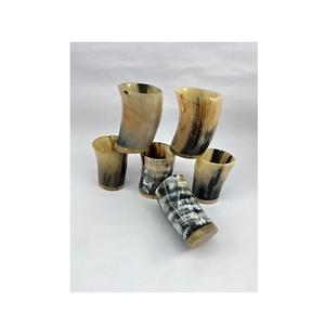 Verre à corne de buffle traditionnel de qualité exportée utilisé pour la bière whisky ou les fêtes médiévales de l'exportateur indien - Product Image 5
