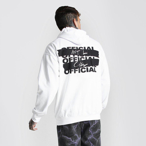 Custom 6XL Heavyweight <b>Oversized</b> <b>Fleece</b> 100% Cotton Windproof Puff Printed <b>Mens</b> Winter Streetwear <b>Hoodie</b> - Product Image 4