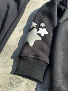 Survêtement personnalisé unisexe à fermeture éclair complète respirant Ensemble sweat à capuche et pantalon de survêtement lourds pour hommes avec survêtement imprimé bouffant - Product Image 6