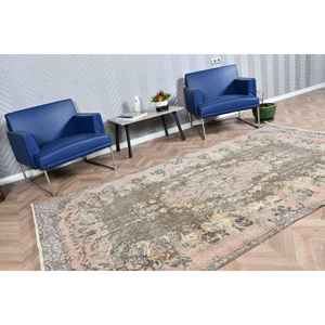 Alfombra Turca Vintage Grande de 5x8.9 pies, Alfombra de Lana Marrón - Product Image 2