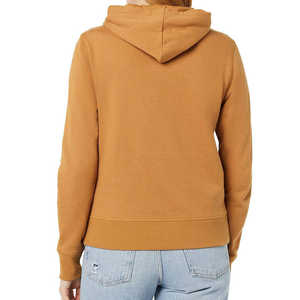 Sweat-shirts d'hiver décontractés pour femmes 100% coton confortables à capuche avec fermeture éclair en polaire mélangée imprimés couleurs personnalisées devant haute qualité - Product Image 5