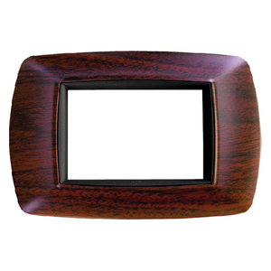 Piastra Effetto Legno Scuro 'life' 3 Posti - 2983/Ls - Product Image 1